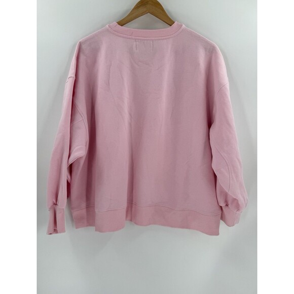 Judith March Pink Jewel Embroidered "Beach Bum" Oversized Large Sweatshirt EUC - Picture 5 of 8